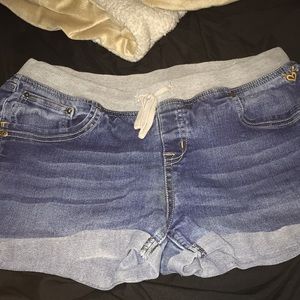 Blue jeans shorts